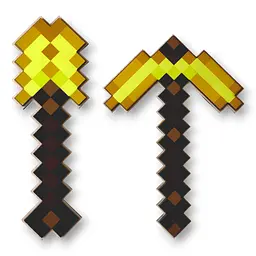 Набір іграшок Minecraft Золотий з фанери 2 шт. (кирка, лопата) (NF14)