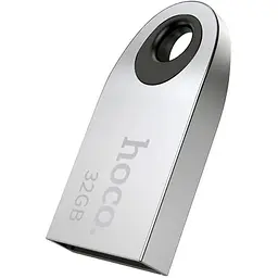 USB флеш накопичувач Hoco UD9 32GB USB 2.0 металевий сріблястий