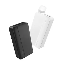 Зовнішній аккумулятор WUW Y146 20000mAh + Led фонарик чорний