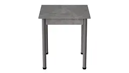 Стіл кухонний Ferrum-decor Агата 75x70x70 Сірий ДСП Бетон 16мм (FRD-105556) - мініатюра 4