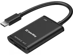 Картрідер ColorWay USB-C Black (CW-CR-02)