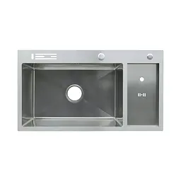 Кухонна мийка з нержавіючої сталі Zerix ZH8245-SET-08 Micro Decor Ss Color ZM5593, Нержавіюча сталь - мініатюра 3