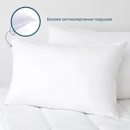 Подушка ТЕП Friendly White Comfort New 70x70 см біла - мініатюра 2