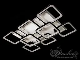 Світлодіодна люстра Diasha 8060/6+2BK LED 3color dimmer - мініатюра 3