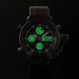 Наручний чоловічий годинник AMST Watch / Армійський чоловічий годинник з підсвіткою вологостійкий - мініатюра 5