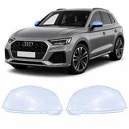 Антигравійна захисна бронеплівка за лекалами для Audi Q5 FY facelift 2021-2024 - дзеркала