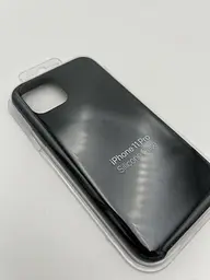 Оригінальний силіконовий чохол Apple Silicone Case для iPhone 11 Pro Max (6.5") Black (MX002ZM/A) - мініатюра 3