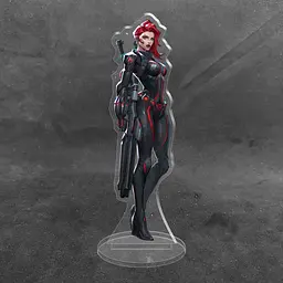 Акрилова колекційна фігурка Marvel Rivals - Black Widow 15 см - мініатюра 2