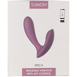 Смарт-вібратор у трусики Svakom Erica гнучкий 2 мотори - мініатюра 4