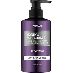 Кондиціонер для волосся "Іланг-Іланг" 500 мл Kundal Honey & Macadamia Protein Hair Treatment Ylang-Ylang