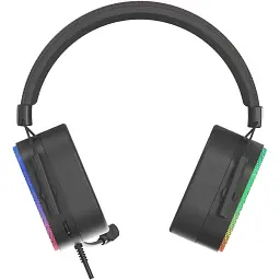 Ігрова гарнітура Xtrike Me GH-606 XBOX/PS/PC USB+35 мм статичне RGB кабель 2 м чорна - мініатюра 3