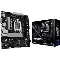 AsRock H810M-X (1851/H810, 2*DDR5, PCIex16, HDMI/DP/VGA, 4xSATA, M.2, 2.5Glan, 7.1ch, mATX) - мініатюра 5