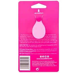 Масажна щітка Lee Stafford Shampoo Massage Brush для миття голови - мініатюра 4