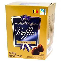 Шоколадні цукерки Maitre Truffout Fancy Truffles Classic 200г - мініатюра 3