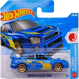 Базова машинка Hot Wheels J-Imports Subaru Impreza WRX синя (5785) JJK19-N521   