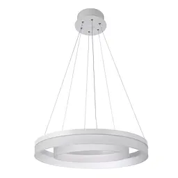 Світильник стельовий Brille підвісний світлодіодний BR-962S/36W + 24W WH led - мініатюра 6