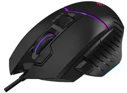 Миша Bloody W95 Max, Stone Black, USB, оптична (сенсор MAX BC3332-A), 100 - 12 000 cpi, 10 кнопок RGB підсвічування, ніжки X'Glide, 1.8 м - мініатюра 2