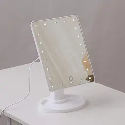 Біле Дзеркало з LED-підсвічуванням для макіяжу Magic MakeUp Mirror - мініатюра 2