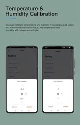 Розумний датчик температури та вологості Tuya Smart Bluetooth з дистанційним моніторингом - мініатюра 12