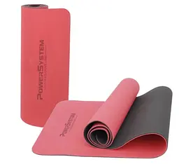 Килимок для йоги та фітнесу Power System PS-4060 TPE Yoga Mat Premium Red (183х61х0.6) (4060RD-0) - мініатюра 10