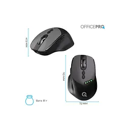 Мишка OfficePro M520B Wireless/Bluetooth Black (M520B) - мініатюра 12