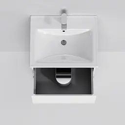 Тумба підлогова AM.PM X - Joy 55 см з умивальником M85-FSX0552-WC0552WG38 - мініатюра 5