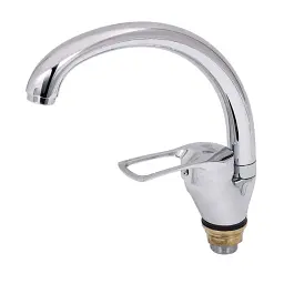 Змішувач s43 Ø40 для кухні гусак вухо на гайці TAU SM-4B144C (9843140) - мініатюра 4