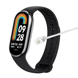 Магнітний USB кабель Primo зарядний пристрій док-станція для Xiaomi Mi Smart Band 8/Band 8 Active White - мініатюра 6