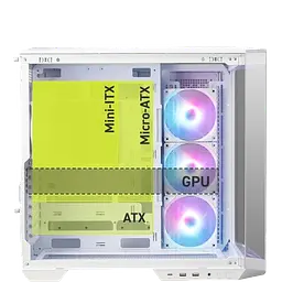 Корпус MSI MAG Pano 100R PZ ARGB White - мініатюра 4
