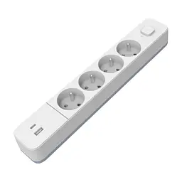 Мережевий фільтр живлення Euroelectric Х4 10А 2м USB, Type-C, White (EE-104USB/C-2M) - мініатюра 2