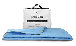 Ковдра антиалергенна MirSon Valentino EcoSilk №070, літня, 140х205 см, блакитна (10022394) - мініатюра 2