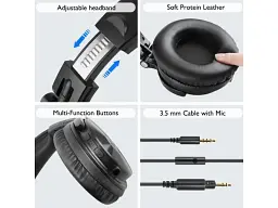 Навушники OneOdio Studio Wireless Pro C Black - мініатюра 3