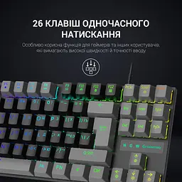 Клавіатура GamePro Red Switch механічна (MK100R) - мініатюра 6