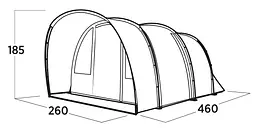 Намет чотиримісний Easy Camp Skarvan 4 (120496) - мініатюра 6