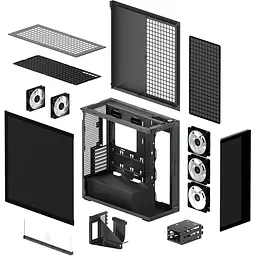 Корпус Arctic Xtender VG без БП Mirror Black (ACPCC00019A) - мініатюра 9