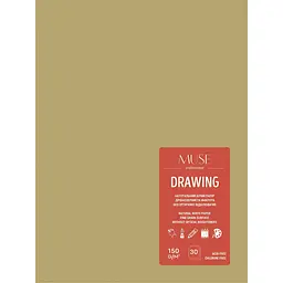 Блок Muse Drawing на склейці 18x24 см 30 аркушів (PB-GB-030-090)