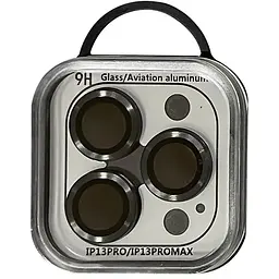 Захисне скло на камеру Epik Metal Classic Graphite для Apple iPhone 13 Pro / 13 Pro Max в упаковці темно-сіре - мініатюра 2