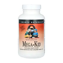 Мультивітаміни для Дітей від 2 років Mega-Kid™ - 30 жувальних таблеток
