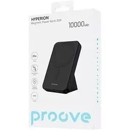Зовнішній акумулятор Proove Hyperion 20W 10000mAh чорний PBHP15020001 - мініатюра 8