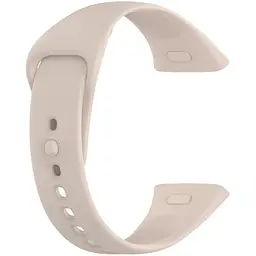 Силіконовий ремінець BeCover для Xiaomi Redmi Watch 3 Beige (710963) - мініатюра 4