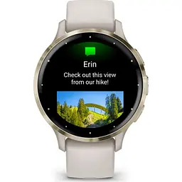 Смарт-годинник Garmin Venu 3S Soft Gold Stainless Steel Bezel with Ivory Case and Silicone Band (010-02785-04/54) [111833] - мініатюра 7