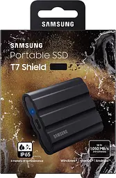 Накопичувач зовнішній SSD 2TB Samsung T7 Shield Black (MU-PE2T0S/WW) - мініатюра 7