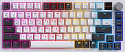 Клавіатура бездротова GamePro Asgard Valhalla QLAB Sakura Switch White With Display (MK160-W-D-QS-PRO) - мініатюра 2