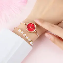 Жіночий наручний годинник 1805RD Red Skmei acs0030579 - мініатюра 3