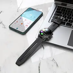 Розумний годинник Smart Watch Hoco Y2 Pro з магнітною зарядкою (Black) - мініатюра 9