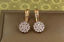 Сережки Xuping Jewelry Біоника 2,3 см золотисті - мініатюра 4