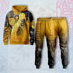 Костюм спортивний худі та штани з 3D принтом STALKER 29175 XL