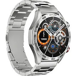 Смарт-годинник Haylou Solar 5 [LS20] Silicone+ Stainless steel strap Silver [124035] - мініатюра 2