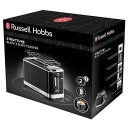 Тостер Russell Hobbs Structure 1050 Вт пластик чорний - мініатюра 6