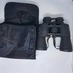 Бінокль прогумований з чохлом 20 крат оптика для спостереження LandView 20x50 чорний - мініатюра 4